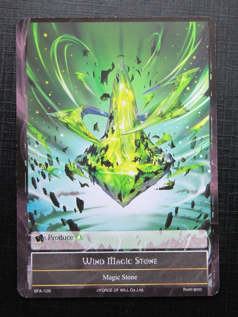 Force of Will Cards: WIND MAGIC STONE # 22I16