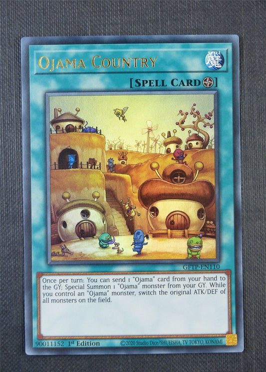 Ojama Country GFTP 1st Ed - Ultra Rare - Yugioh Card #7ER