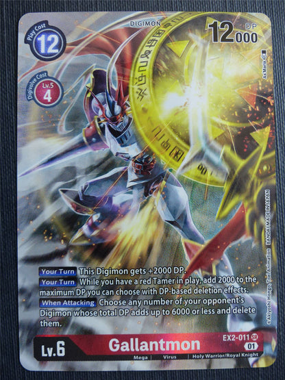 Gallantmon EX2 SR alt art - Digital Hazard - Digimon Card #4IS