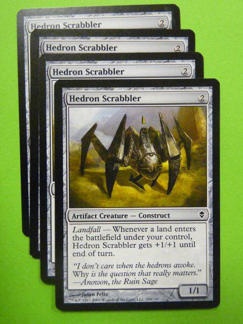 MTG magic: HEDRON SCRABBLER x4