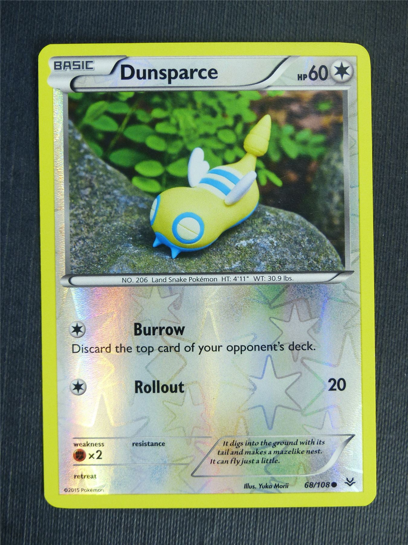 Dunsparce 68/108 Reverse Holo - Pokemon Cards #2CK