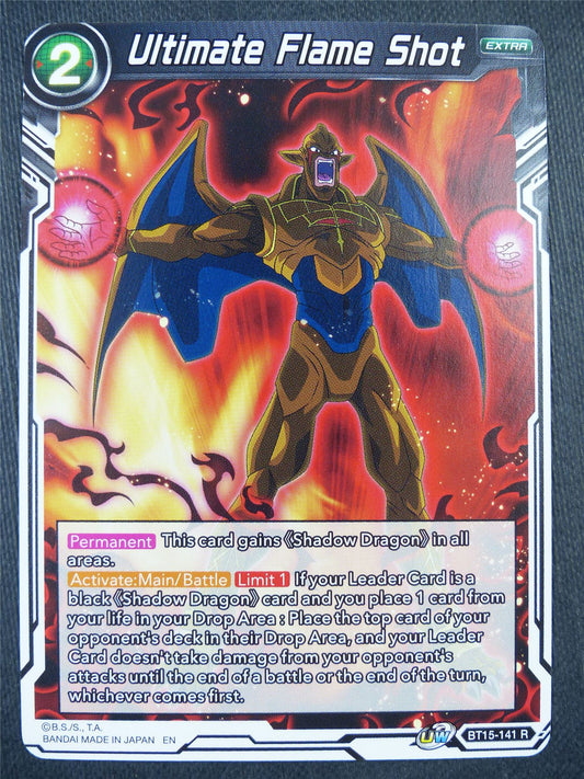 Ultimate Flame Shot BT15 R - Dragon Bal Super Card #933