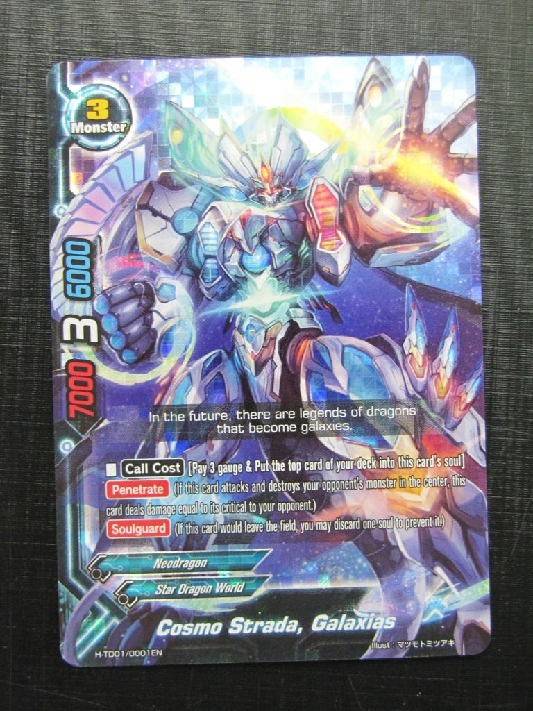 Buddyfight Cards: COSMO STRADA, GALAXIAS H-TD01 FOIL # 26A6