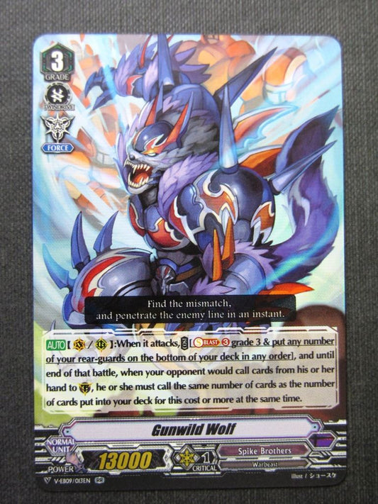 Gunwild Wolf V-EB09 RR - Vanguard Cards #2BL