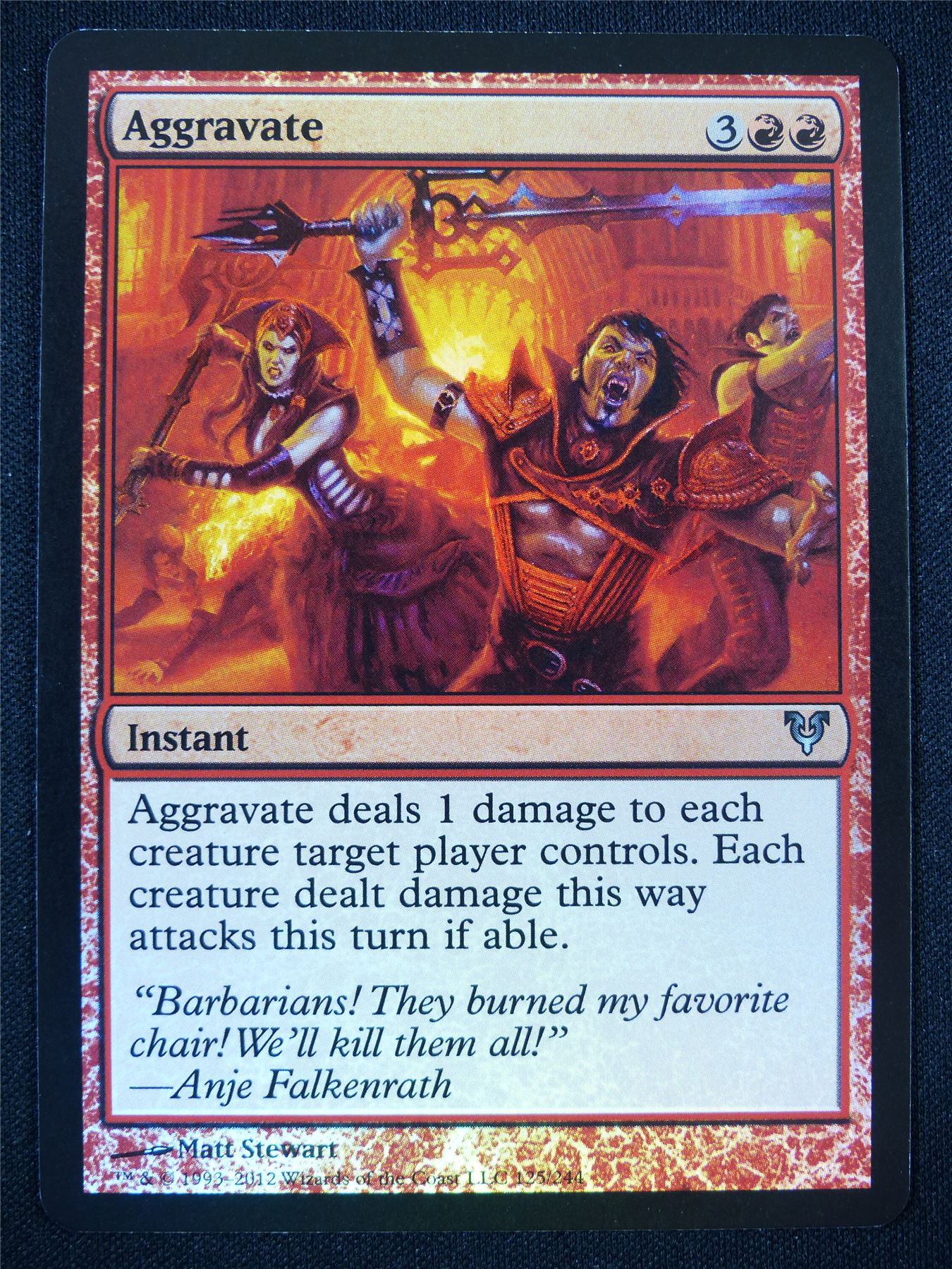Aggravate Foil - Mtg Card #213