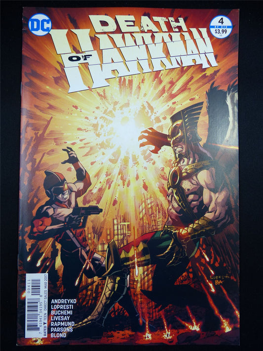 Death of HAWKMAN #4 - DC Comics #Q5