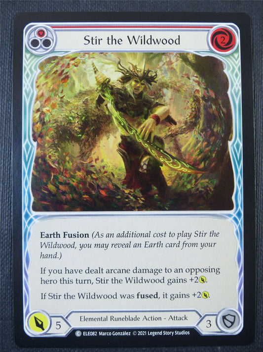 Stir the Wildwood - Red - Tales of Aria 1st ed - Flesh and Blood Card #63R