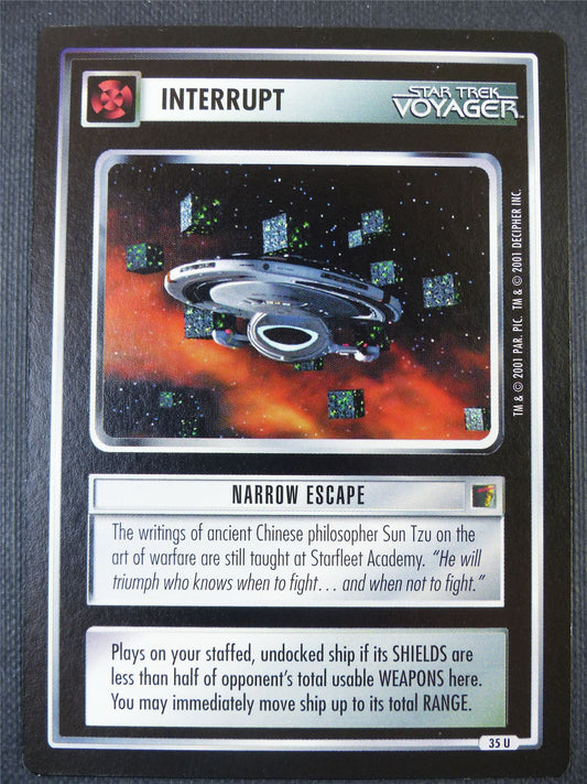 Narrow Escape - Voyager - Star Trek Card #689