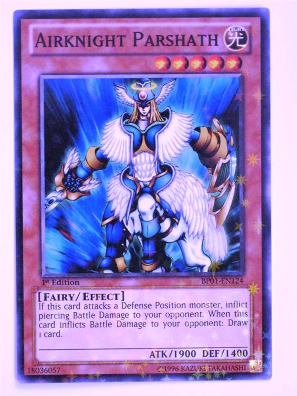 YU-GI-OH yugioh CCG - AIRKNIGHT PARSHATH BP01 STARFOIL