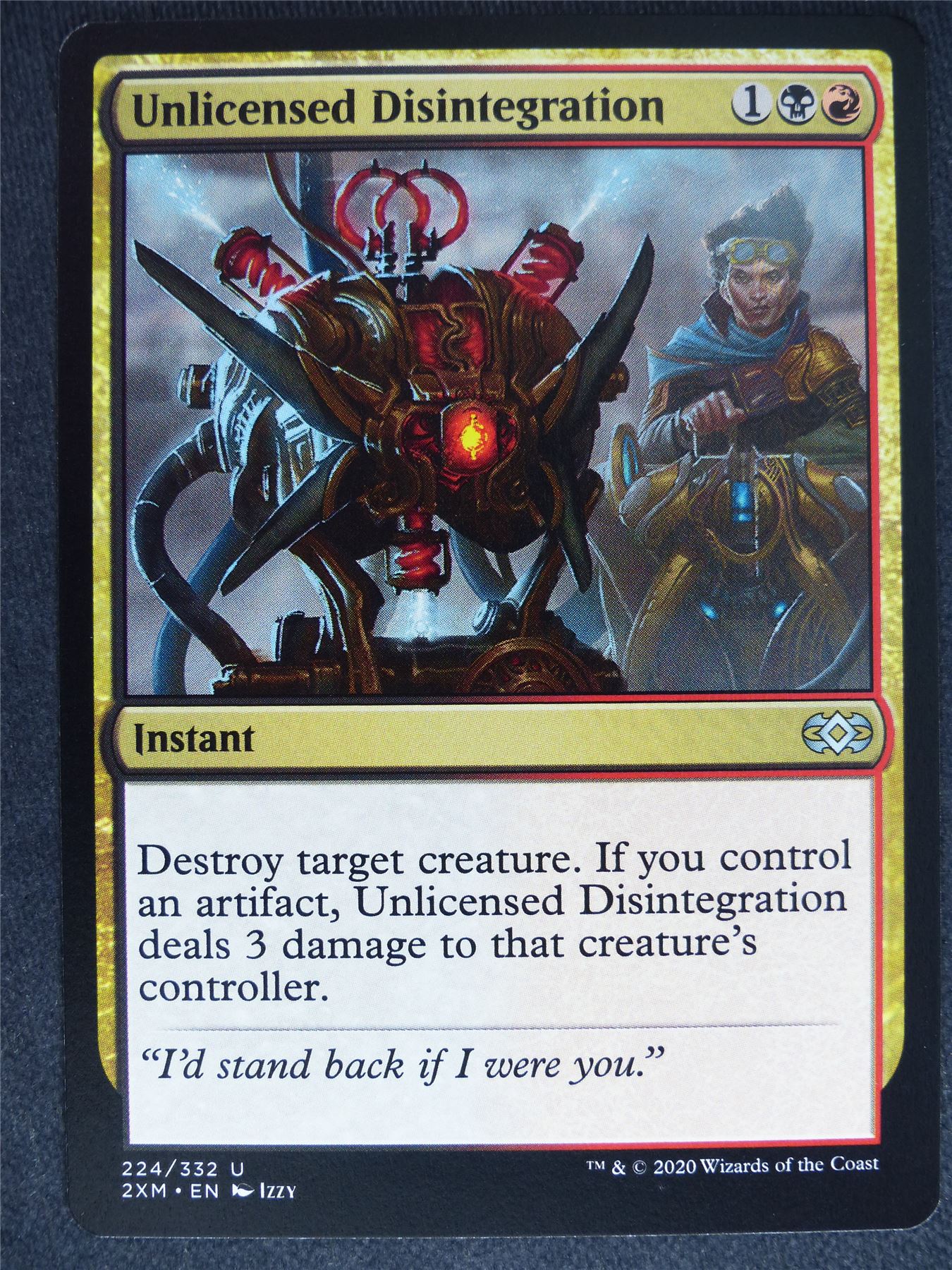 Unlicensed Disintegration - Double Masters - Mtg Magic Cards #43
