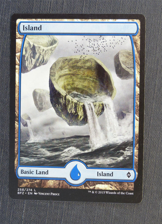 Island Full Art 258/274 - Mtg Magic Cards #5DW