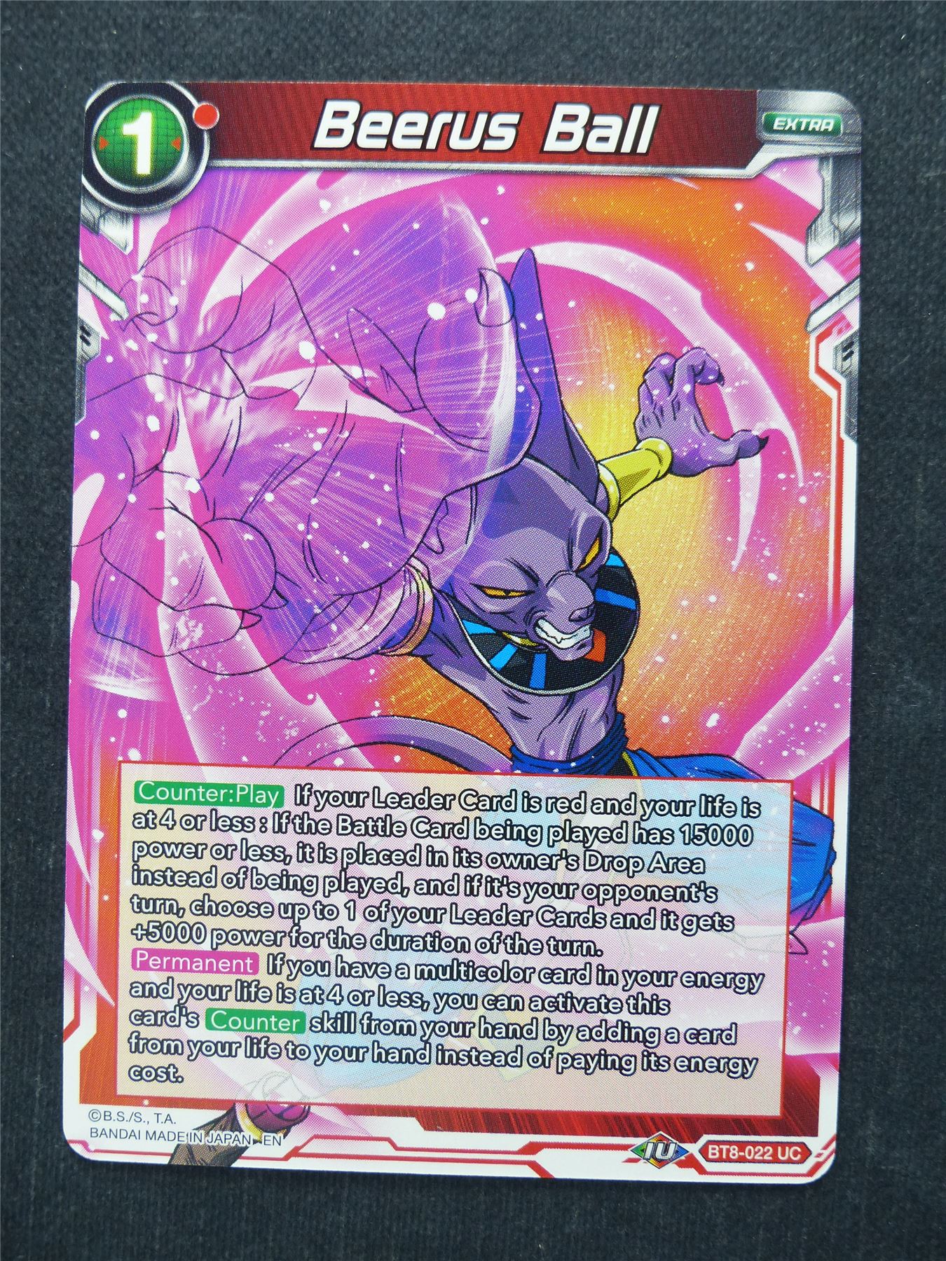 Beerus Ball - Dragon Ball Super Cards #36