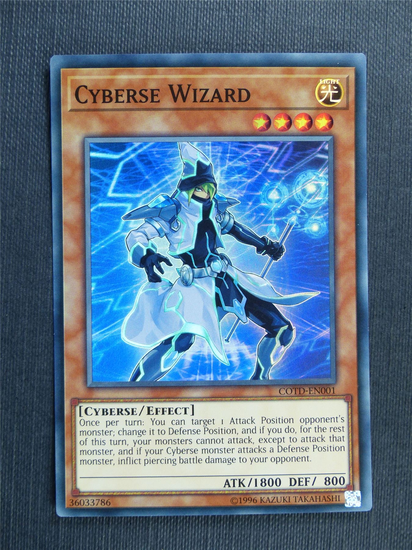 Cyberse Wizard COTD Super Rare - Yugioh Cards #1ZY