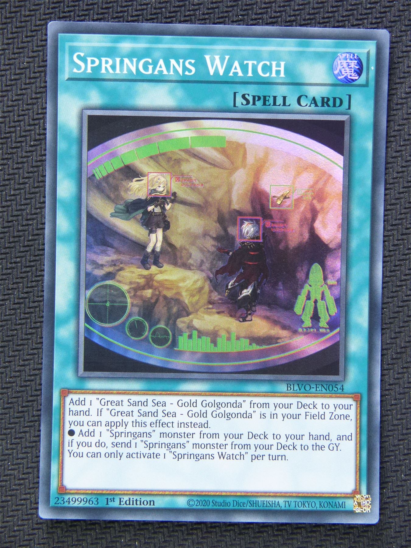 Springans Watch BLVO - Super Rare - Yugioh Card #5UO