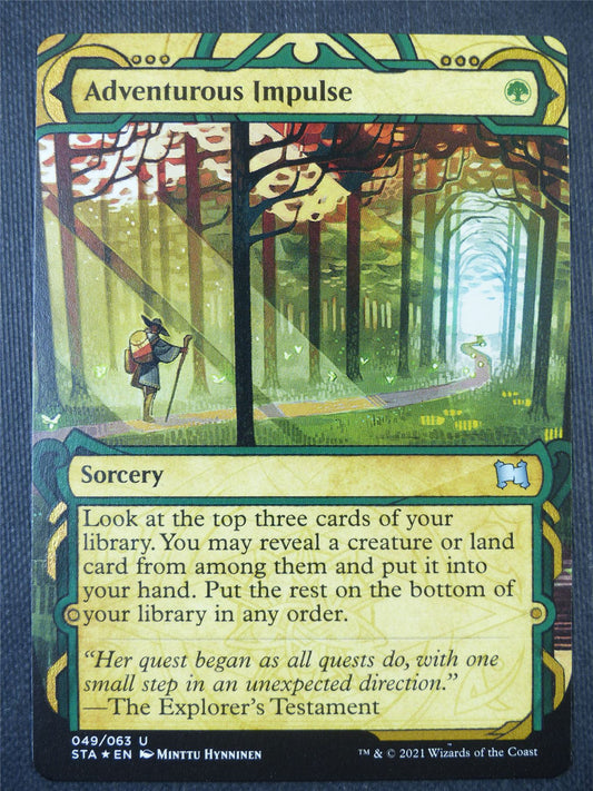 Adventurous Impulse Etched - Mystical Archive - Mtg Card #S8