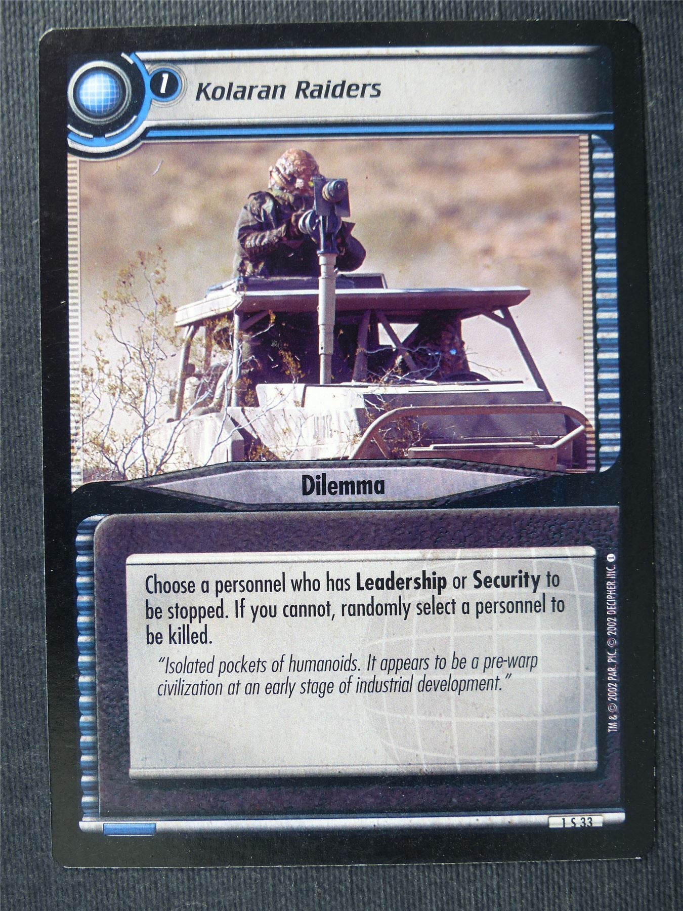 Kolaran Raiders - Star Trek Cards #VC