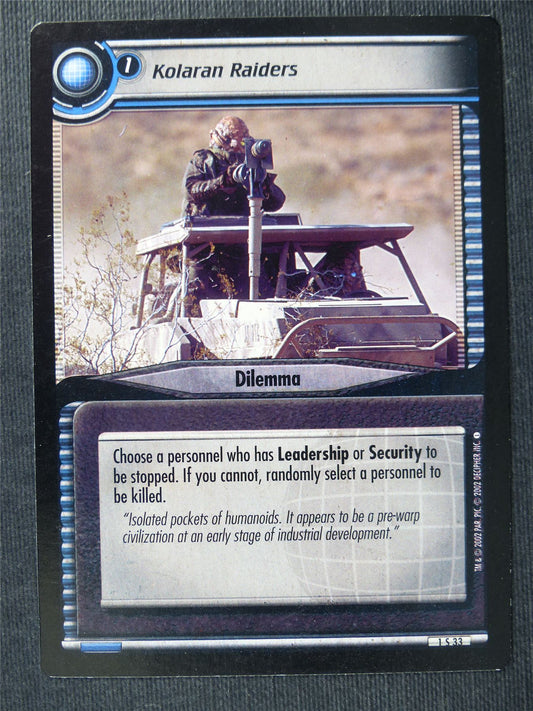 Kolaran Raiders - Star Trek Cards #VC
