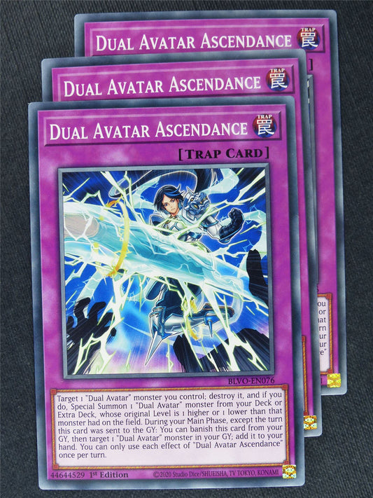 Dual Avatar Ascendance x3 - Yugioh Cards #XZ