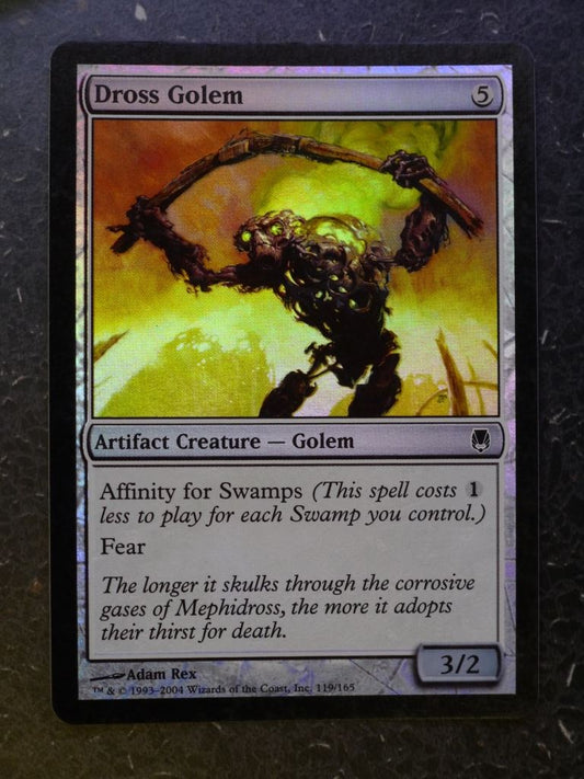 MTG Magic Cards: DROSS GOLEM  FOIL # 4H96