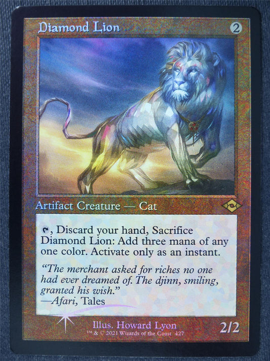 Diamond Lion Retro Foil - MH2 - Mtg Magic Cards #EA