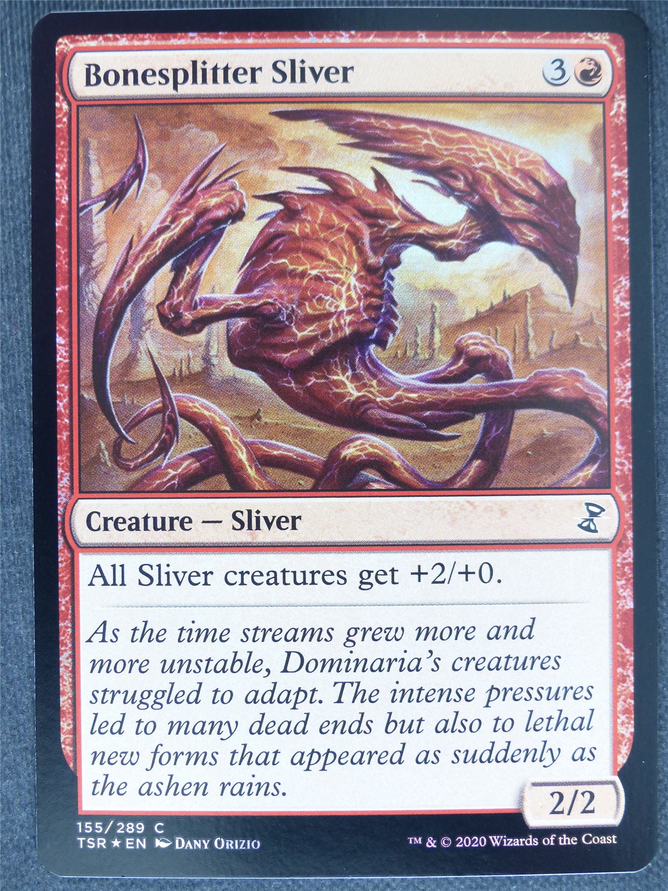 Bonesplitter Sliver Foil - Remastered - Mtg Magic Cards #Q6