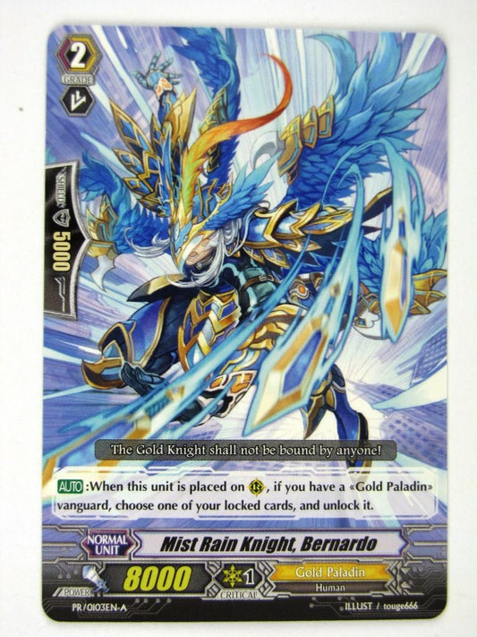 Cardfight!! Vanguard Cards: MIST RAIN KNIGHT, BERNARDO PR