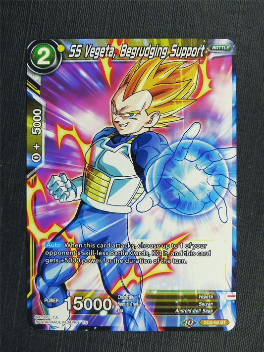 SS Vegeta Begrudging Support - Dragon Ball Super Cards #45D