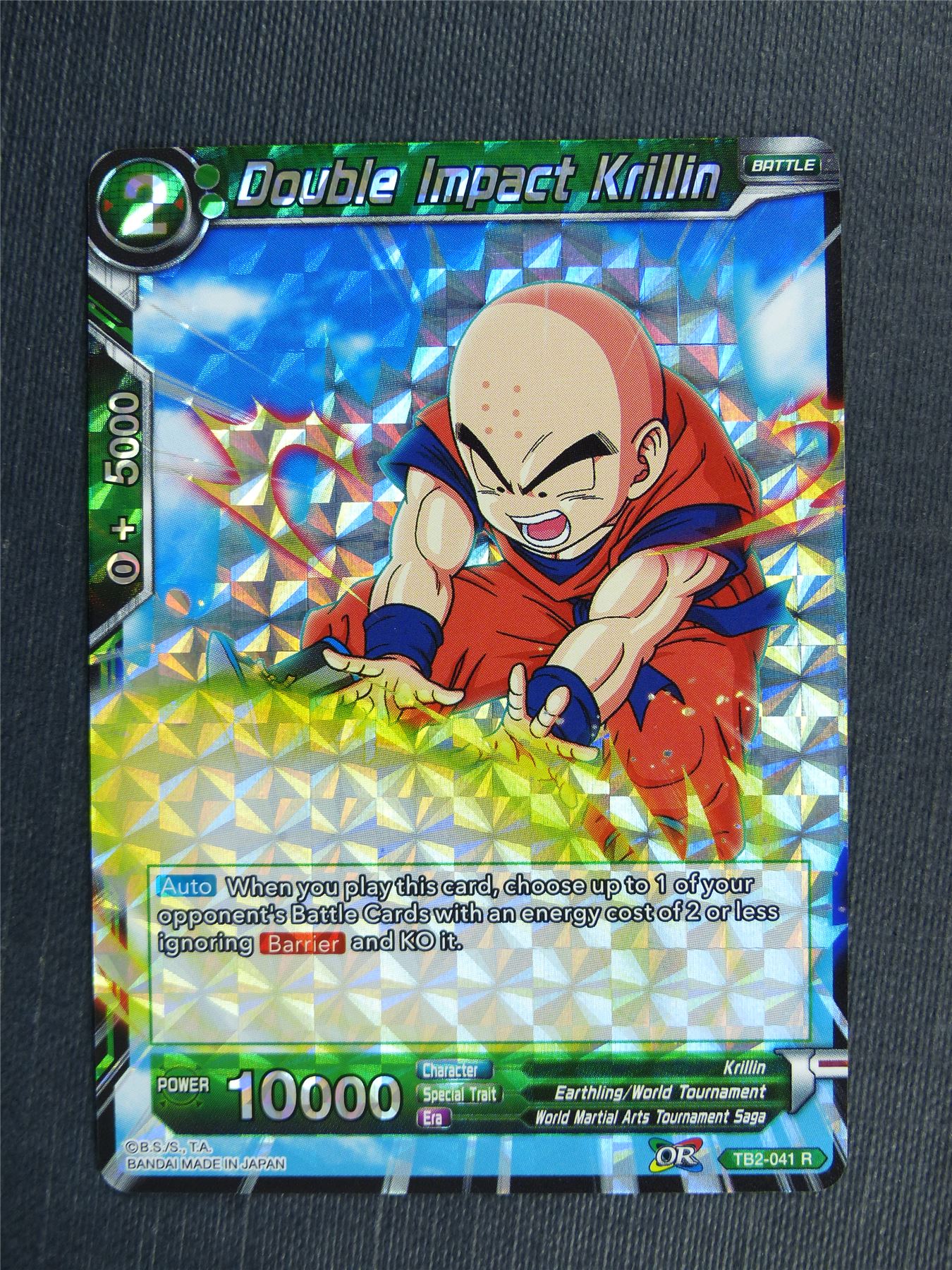 Double Impact Krillin R - Dragon Ball Super Cards #447