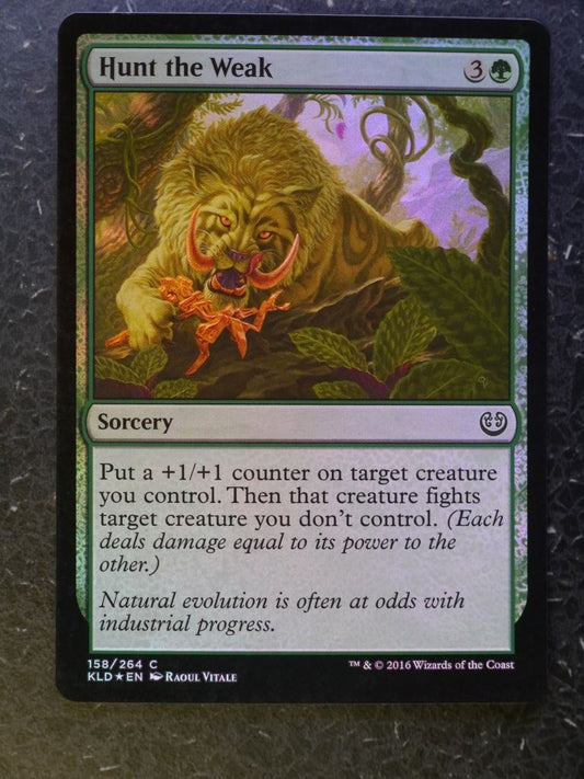 MTG Magic Cards: HUNT THE WEAK # 7J98