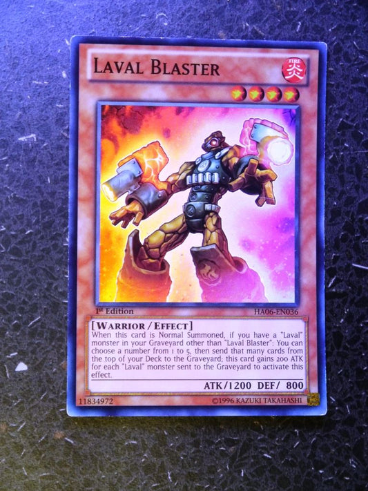 Yugioh Cards: LAVAL BLASTER HA06 SUPER RARE # H1