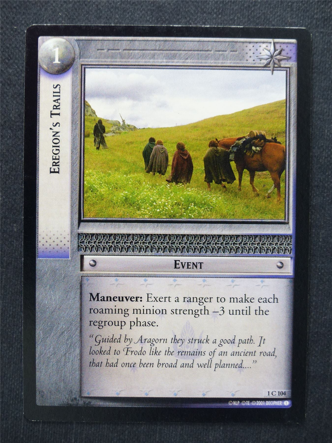 Eregion's Trails 1 C 104 - LotR Cards #OY