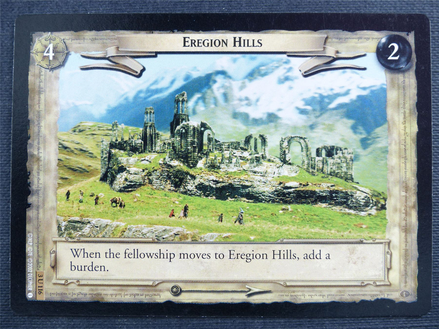 Eregion Hills 3 U 116 - LotR Cards #2RT