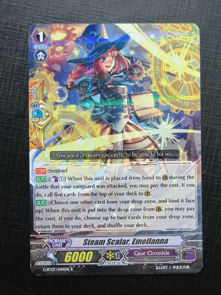 Vanguard Cards: STEAM SCALAR, EMELLANNA G-BT07 R # 26B92