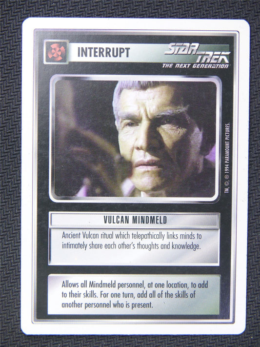 Interrupt Vulcan Mindmeld - Star Trek Next Gen Card #4QF