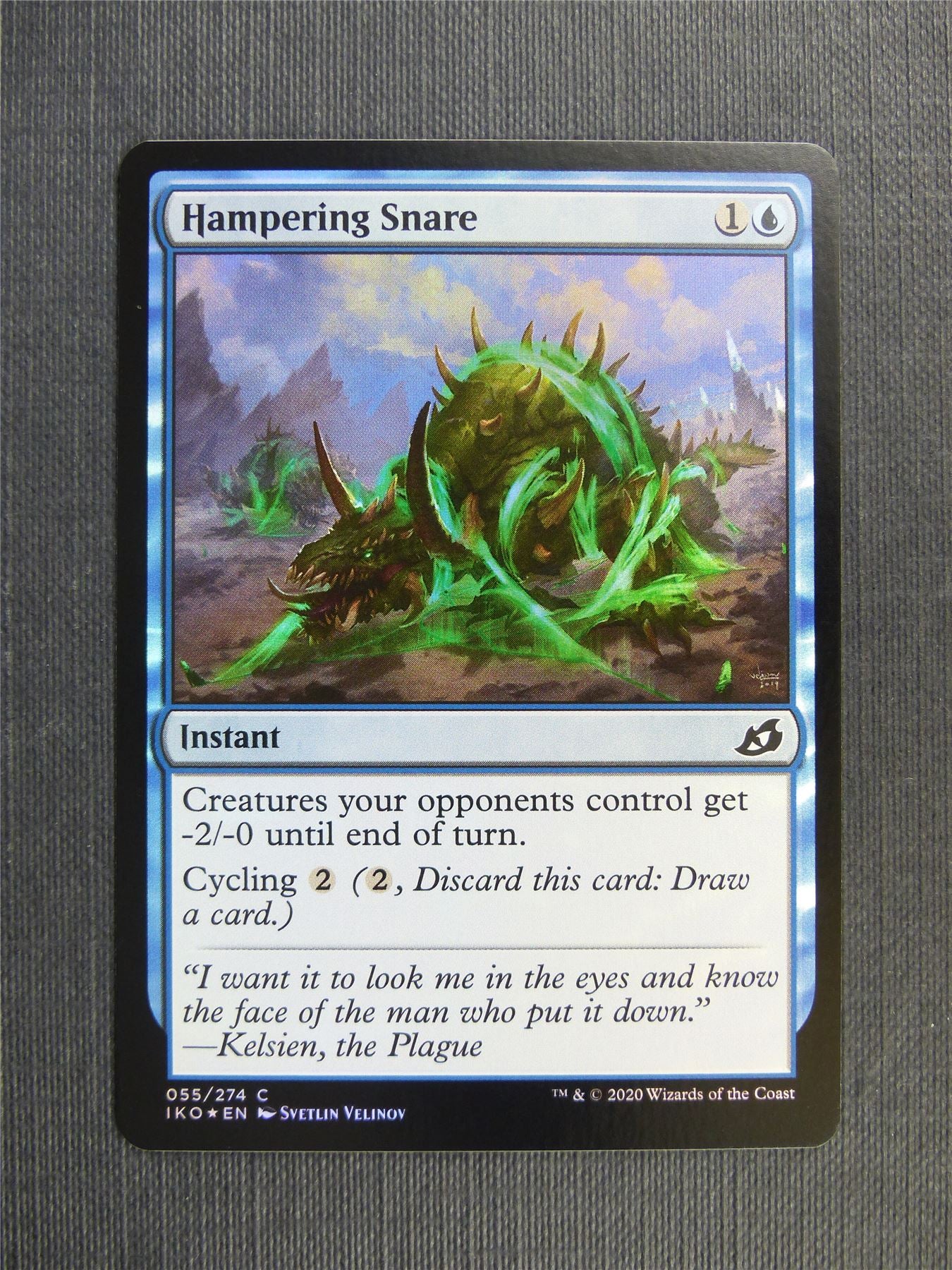 Hampering Snare Foil - IKO Mtg Card