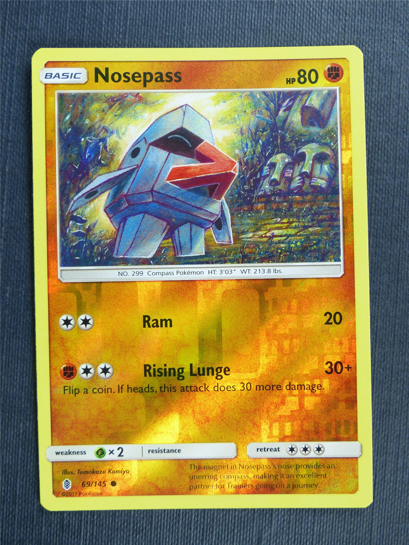 Nosepass 69/145 Reverse Holo - Pokemon Cards #5QD