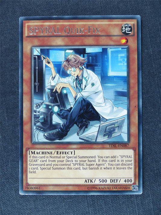 Spyral Quik-Fix TDIL Rare - Yugioh Cards #TE