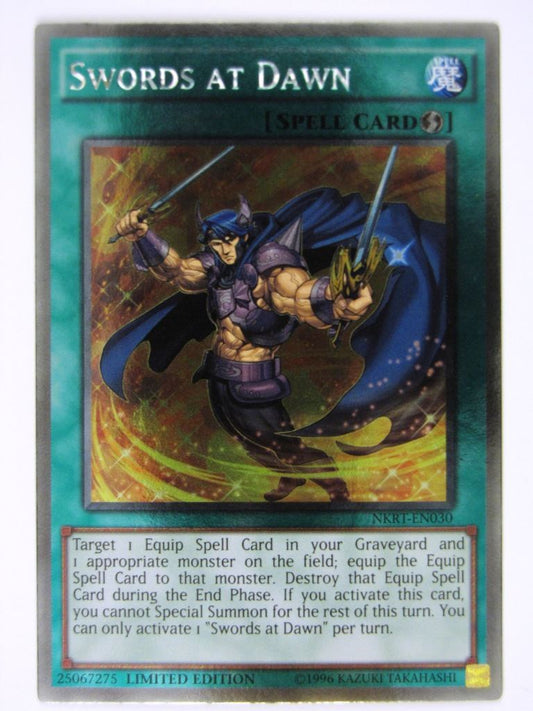 Yugioh Cards: SWORDS AT DAWN NKRT PLATINUM RARE # 21G56