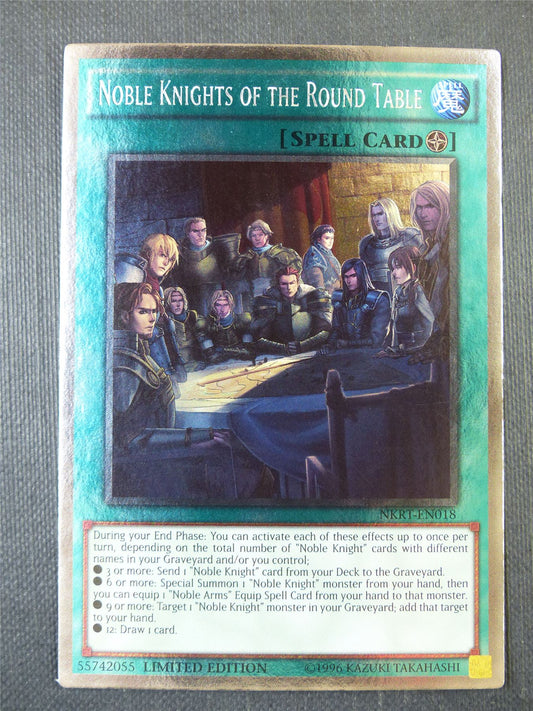 Noble Knights of the Round Table NKRT Platinum Rare - lim ed Yugioh Card #9EB