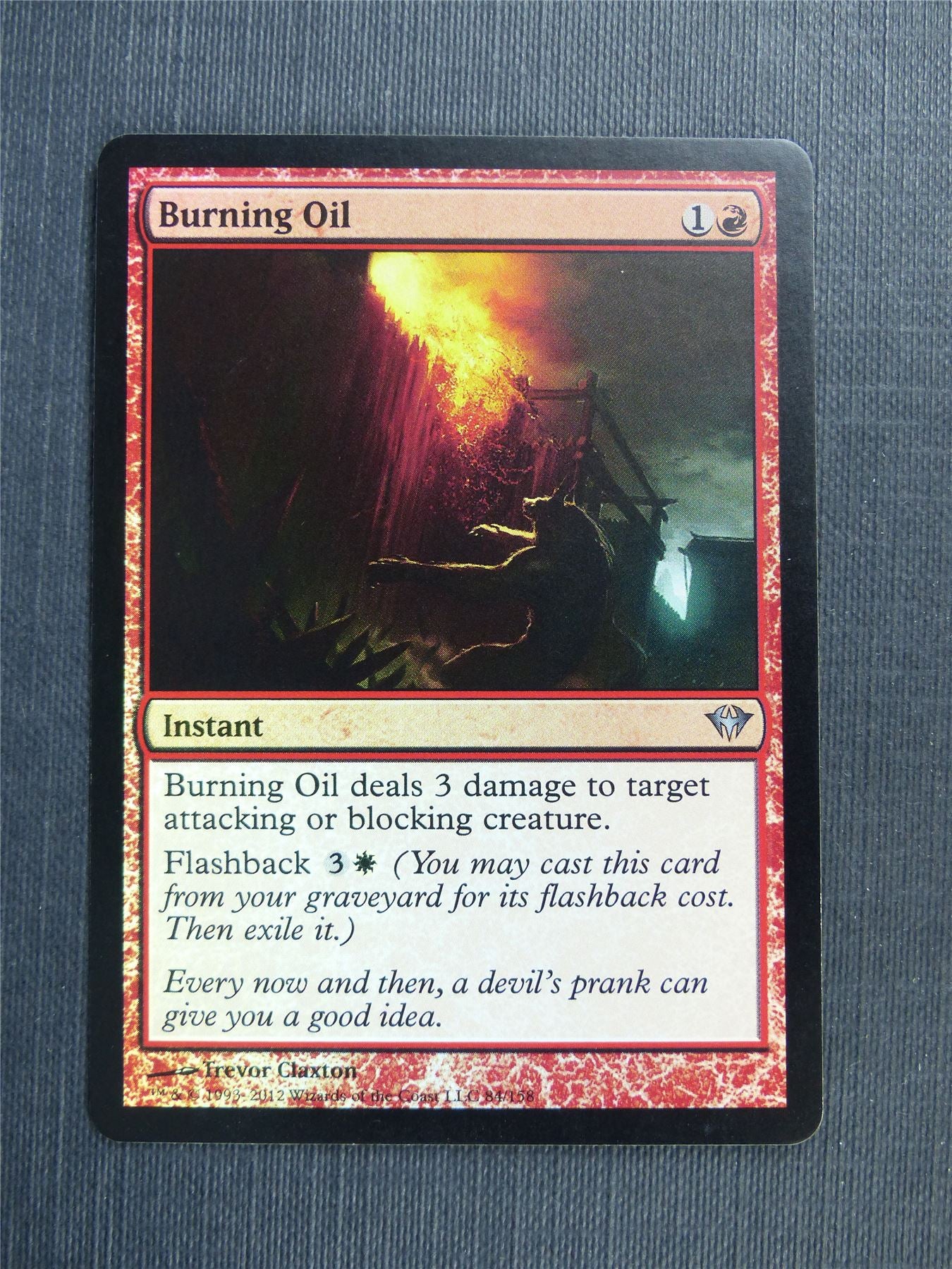 Burning Oil Foil - Mtg Magic Cards #5DR