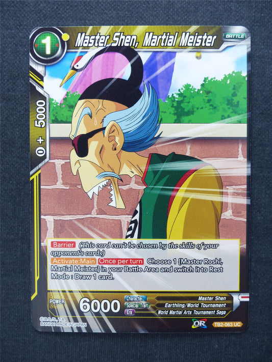 Master Shen Martial Meister - Dragon Ball Super Cards #9F