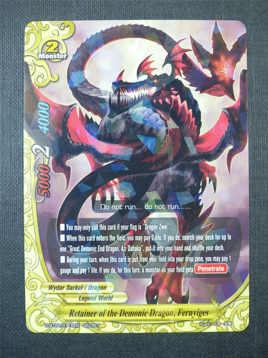 Retainer of the Demonic Dragon Fernyiges Secret - Buddyfight Card #4X