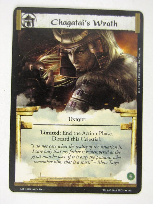 L5R Cards: Aftermath: CHAGATAI'S WRATH # 14H60