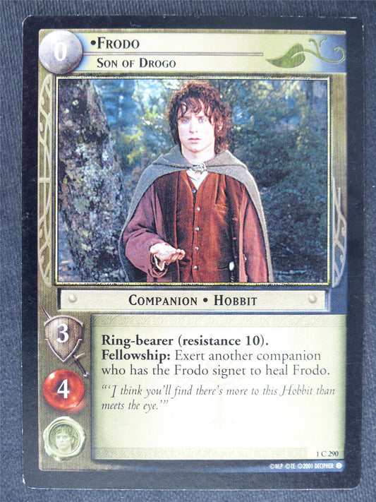 Frodo 1 C 290 - played - LotR Cards #P3