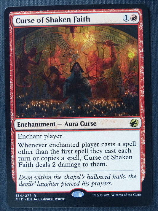 Curse of Shaken Faith - Mtg Magic Cards #1AG