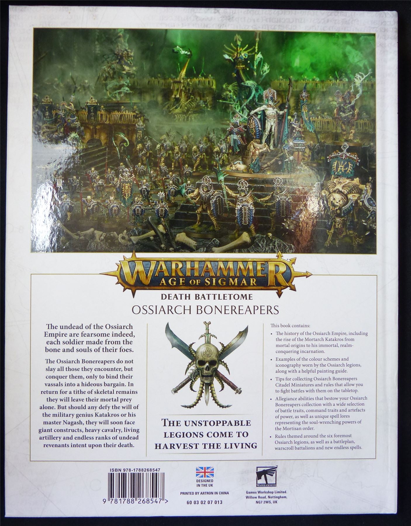 Warhammer Age of Sigmar: Ossiarch Bonereapers Death Battletome - Warhammer Hardback