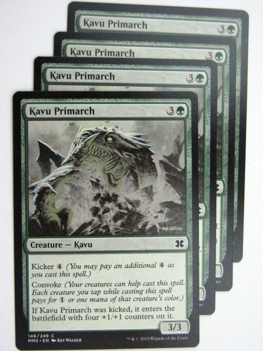 MTG MODERN MASTERS TWO: KAVU PRIMARCH x4 # 28B37
