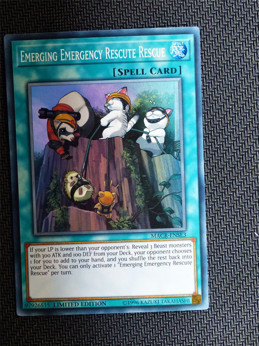 Emerging Emergency Recute Rescue - MACR - Super Rare - Yugioh Card # 1C50