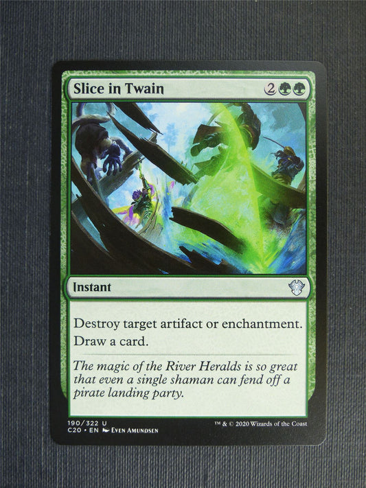 Slice in Twain - C20 - Mtg Card