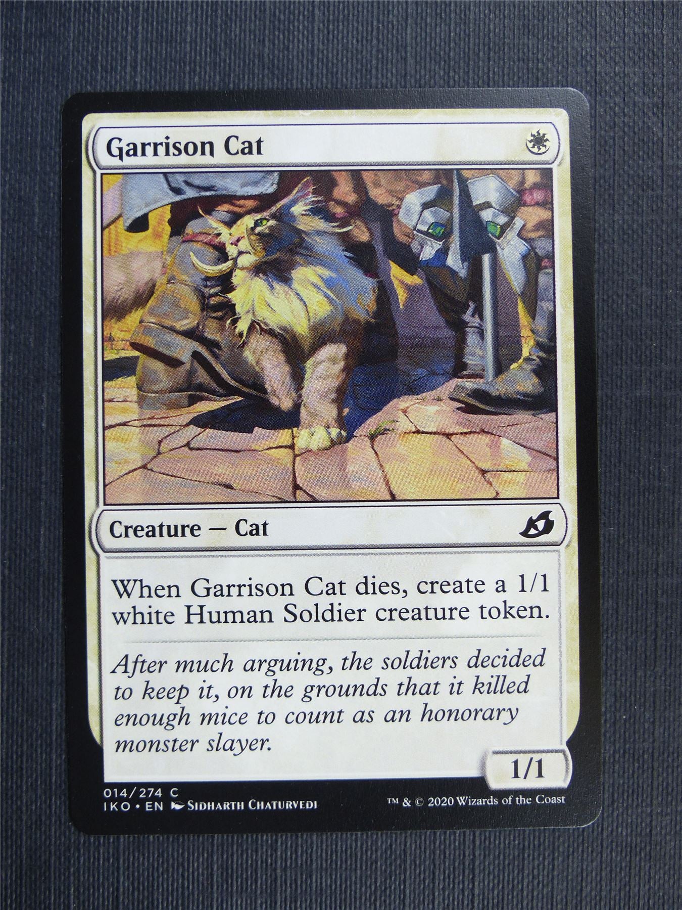 Garrison Cat - IKO Mtg Card